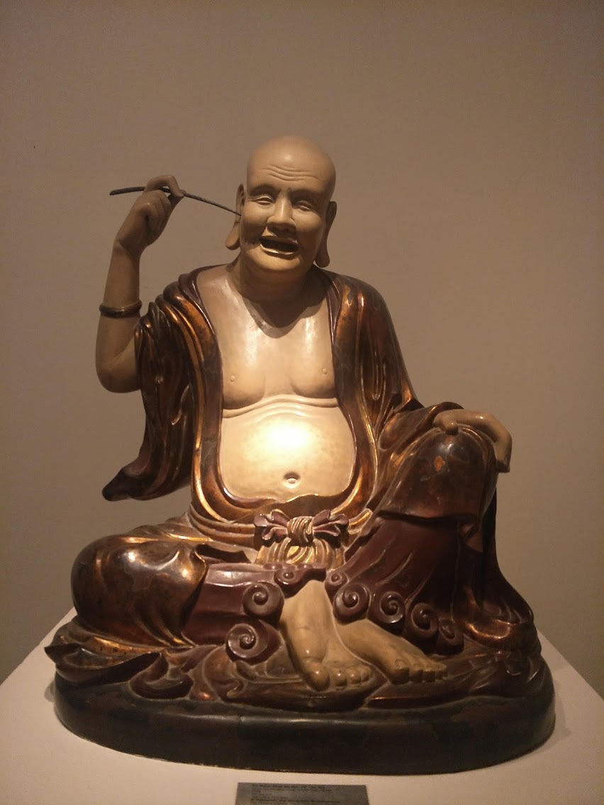 Ảnh M.T, Tượng Tổ thứ 8, Tôn giả Phật Đà Nan Đề (Buddhanandi), Bảo tàng Mỹ thuật Việt Nam.